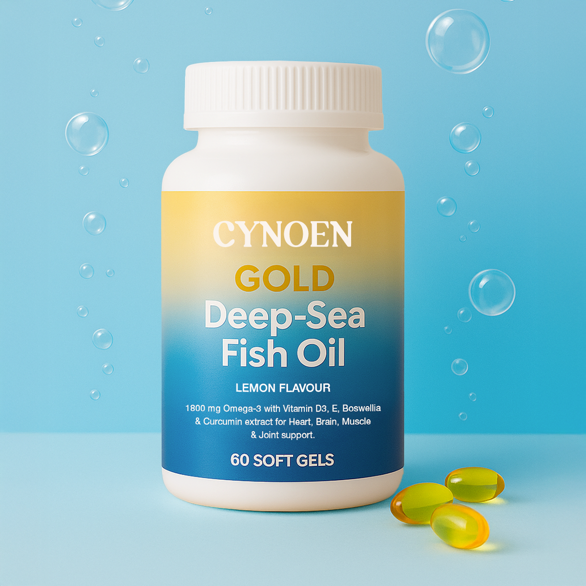 Cynoen ®  Gold Deep-Sea Fish Oil With Higher Strength Omega-3