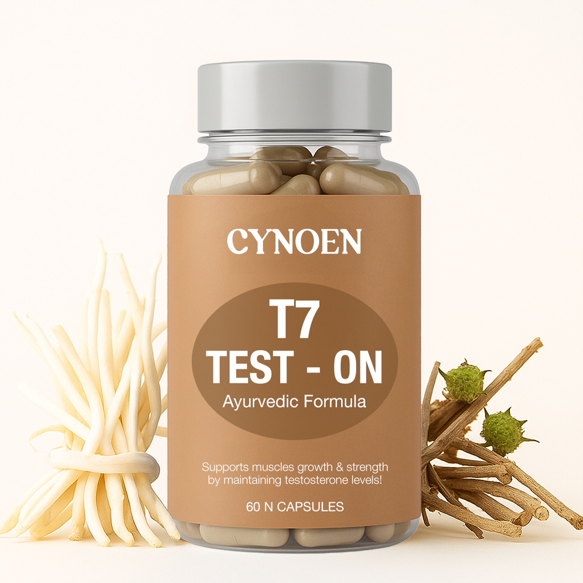 Cynoen ®  T7 Test-On: Ayurvedic Testosterone Booster for Men