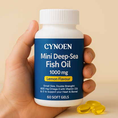 Cynoen ®  Mini Deep Sea Fish Oil 1000 mg (Lemon Flavour)